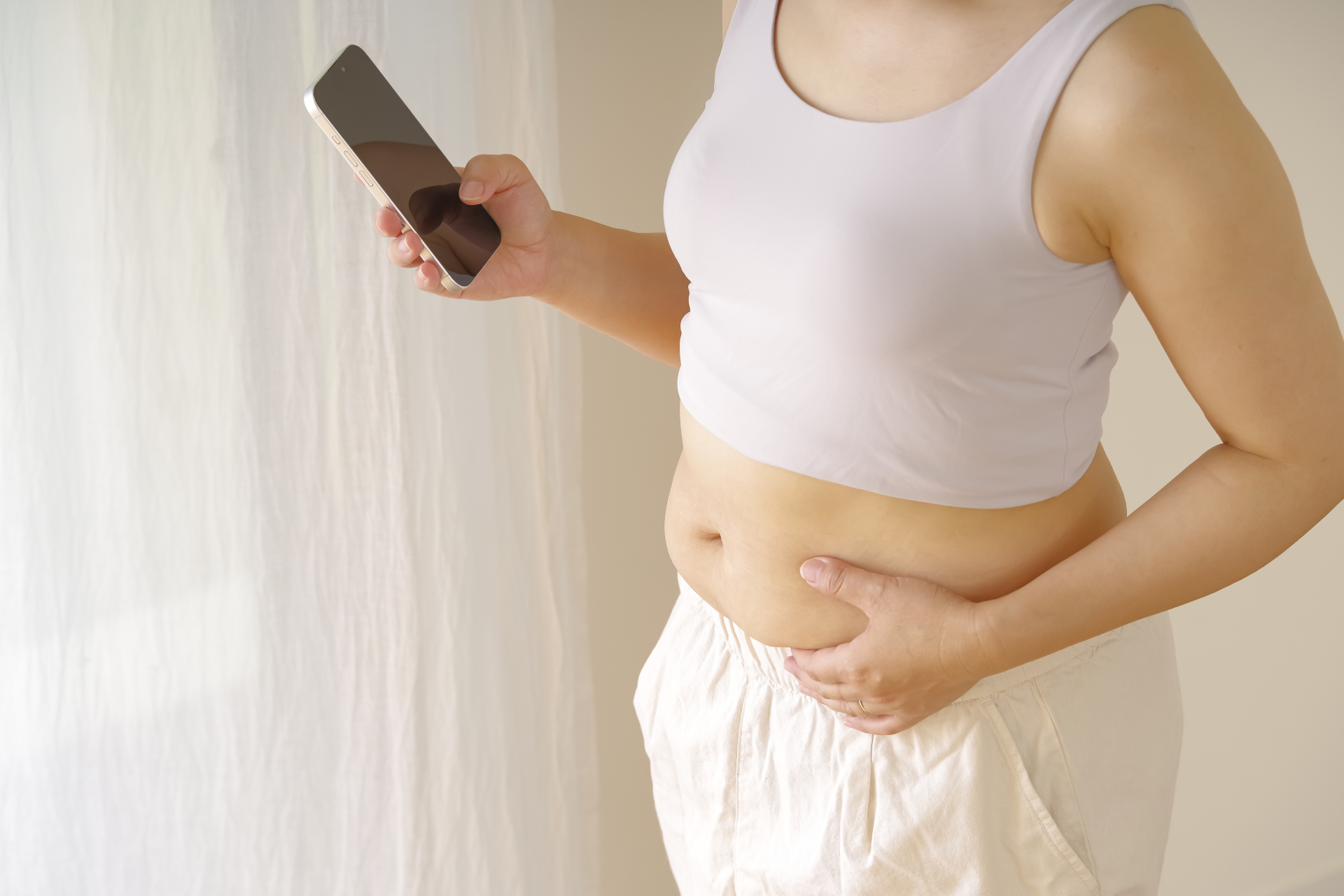 体脂肪やお腹周りが気になる日本人女性